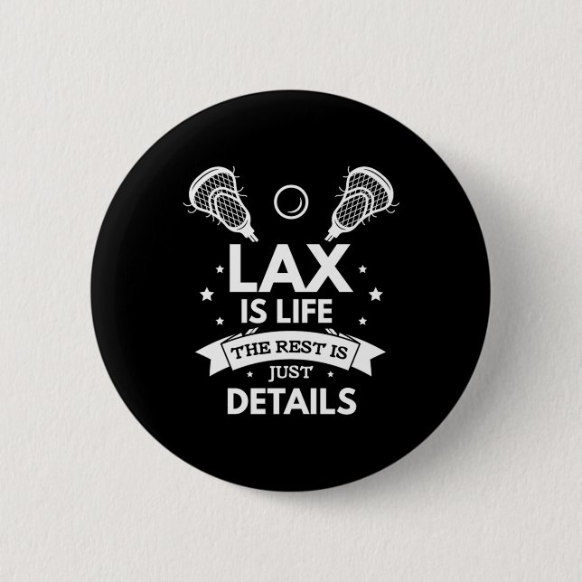 Badge Rond 5 Cm 08.Lax C'Est La Vie Le Reste Est Juste Des Détails (Devant)