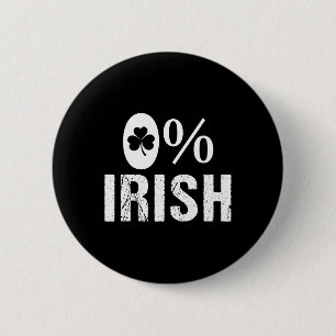 Badge Rond 5 Cm 0% Irlandais Saint-Patrick Shamrock Trèfle Famille
