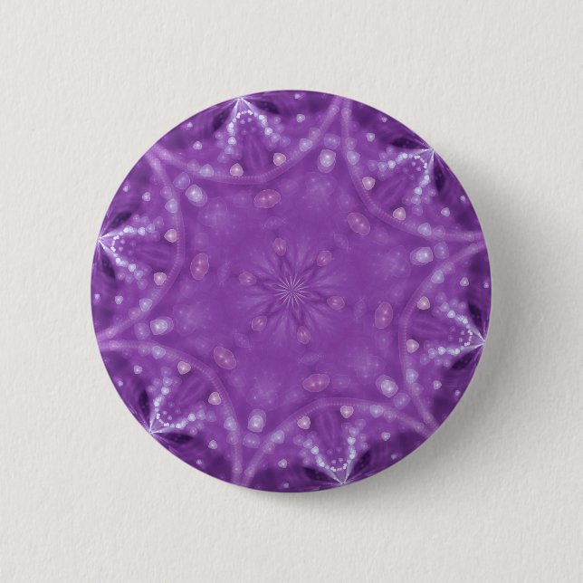 Badge Rond 5 Cm 1001 Coeurs de rotation (Devant)