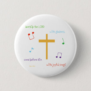 Badge Rond 5 Cm 100:2 de psaume