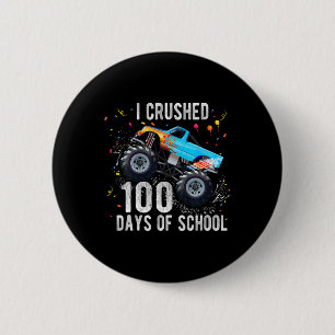 Badge Rond 5 Cm 100 Jours De Camion Monster 100E Jour De Scho