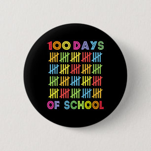 Badge Rond 5 Cm 100 Jours de l'école Enfants 100e Jour de l'école 