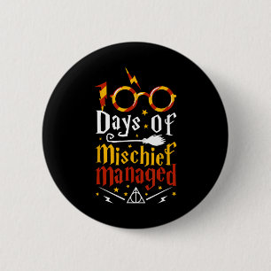 Badge Rond 5 Cm 100 Jours De Mal Géré 100E Jour D'École