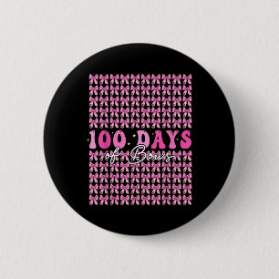 Badge Rond 5 Cm 100 Jours De Vaches Coquette 100E Jour D'École
