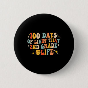 Badge Rond 5 Cm 100 Jours De Vie' Ce 2e Jour De 100E Année