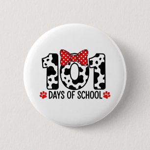 Badge Rond 5 Cm 100 jours d'école Dalmatien garçon enfant 100ème j