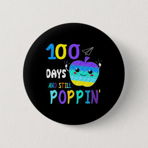Badge Rond 5 Cm 100 Jours D'École Pour Fidget Popit Amateurs Garço
