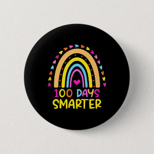 Badge Rond 5 Cm 100 Jours Enseignant Smarter 100ème Jour De L'Écol
