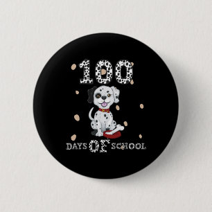 Badge Rond 5 Cm 100 Jours plus intelligent de l'école Dabbing Chie