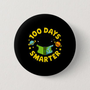 Badge Rond 5 Cm 100 Jours Smarter Astronaut Spatial 100e Jour De S
