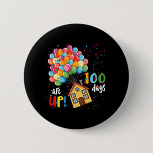 Badge Rond 5 Cm 100 Jours sont amusants 100 Jours de ballons scola