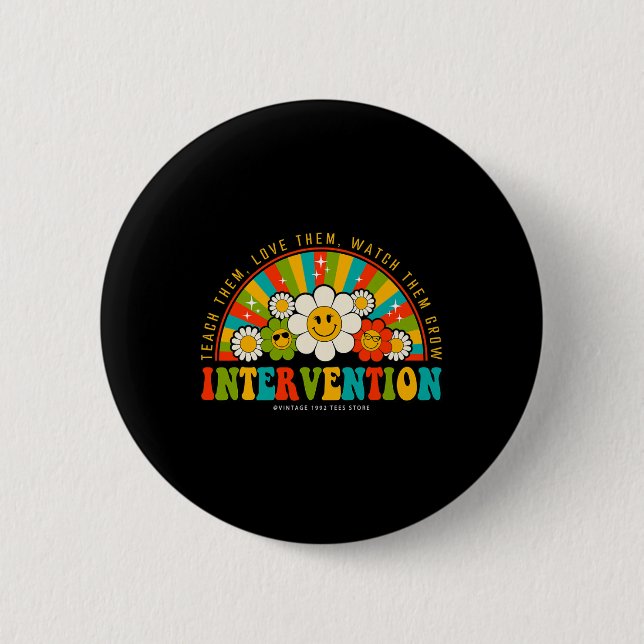 Badge Rond 5 Cm 100 Jours super D'Intervention Des Enseignants Sco (Devant)