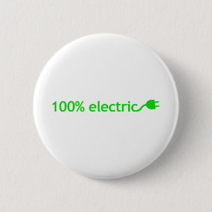 Badge Rond 5 Cm 100 % Véhicule électrique