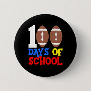 Badge Rond 5 Cm 100e Jour 100 Jours De Football Scolaire Sports