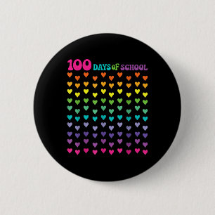 Badge Rond 5 Cm 100e Jour De L'École Enseignant Enfants 100 Jours