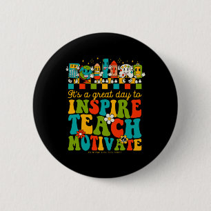 Badge Rond 5 Cm 100e Jour Des Enseignants À L’École C’est un bon j