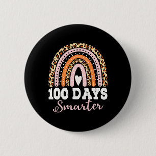 Badge Rond 5 Cm 100ème Jour De L'École Enseignant 100 Jours Smarte