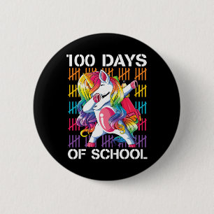 Badge Rond 5 Cm 100ème Jour D'Enseignants Scolaires 100 Jours Unic