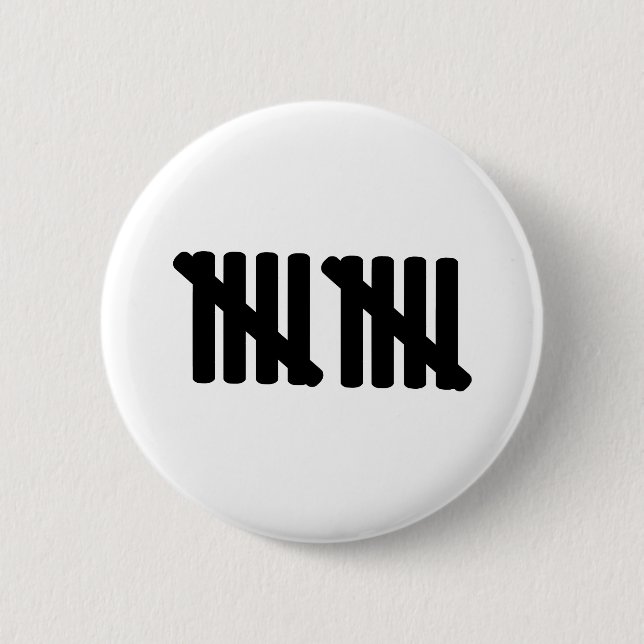 Badge Rond 5 Cm 10ème anniversaire (Devant)