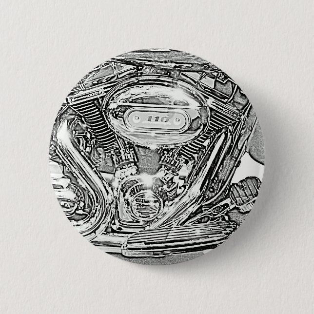 Badge Rond 5 Cm 110 Eagle criards (Devant)