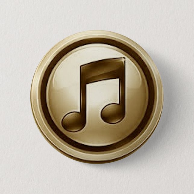Badge Rond 5 Cm 132535u7 Music icon (Devant)