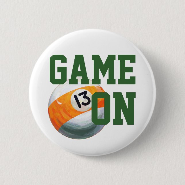 Badge Rond 5 Cm 13 balle (Devant)