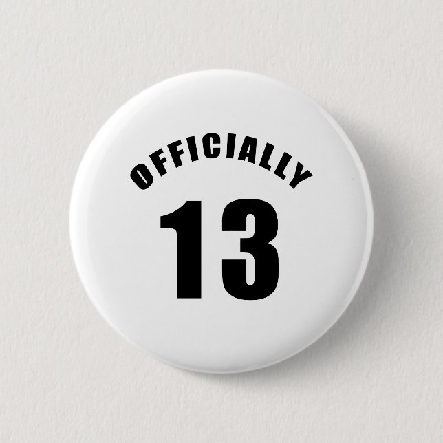 Badge Rond 5 Cm 13 concevez officiellement (Devant)
