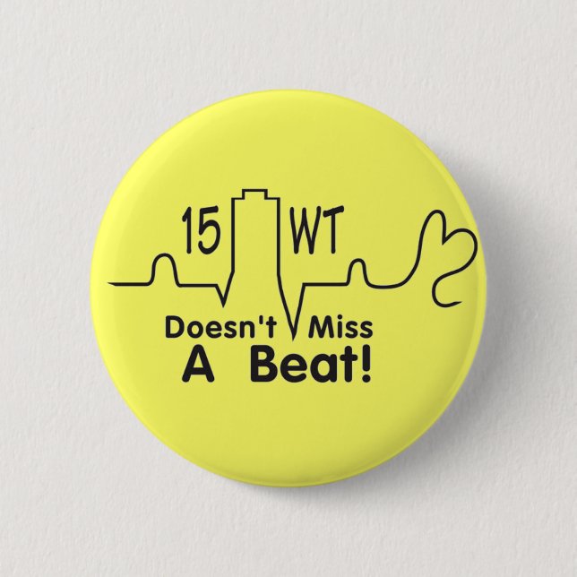 Badge Rond 5 Cm 15tower (Devant)