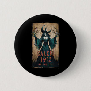 Badge Rond 5 Cm 1692 Ils Ont Manqué Une Tria Féministe D'Halloween