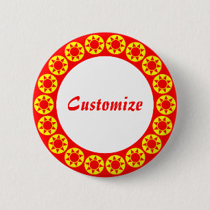 Badge Rond 5 Cm 18 heures par jour Modèle