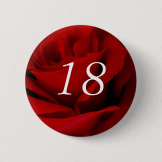 Badge Rond 5 Cm 18e anniversaire