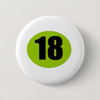 Badge Rond 5 Cm 18ème Anniversaire