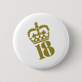 Badge Rond 5 Cm 18ème anniversaire - nombre - dix-huit