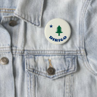 1901 Pin de drapeau du Maine - édition de Dirigo