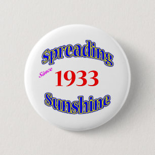 Badge Rond 5 Cm 1933 soleils de propagation