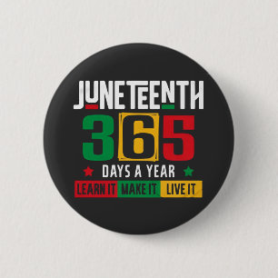 Badge Rond 5 Cm 19365 Jours par an Apprenez-le comme vous vivez