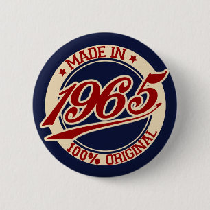 BADGE ROND 5 CM 1965
