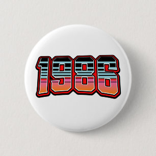 BADGE ROND 5 CM 1986