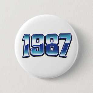 BADGE ROND 5 CM 1987