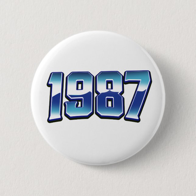 BADGE ROND 5 CM 1987 (Devant)