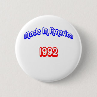 Badge Rond 5 Cm 1992 a fait en Amérique