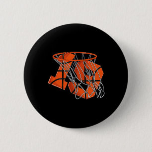 Badge Rond 5 Cm 19e anniversaire Bysketbyll Hommes