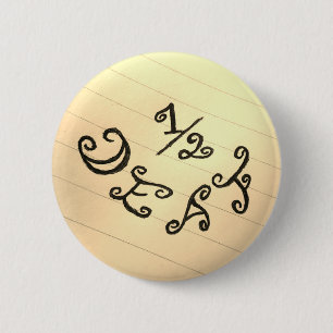 Badge Rond 5 Cm 1/2 sourd