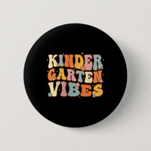Badge Rond 5 Cm 1Er Jour De L'École Maternelle Vibes Étudiant Ense