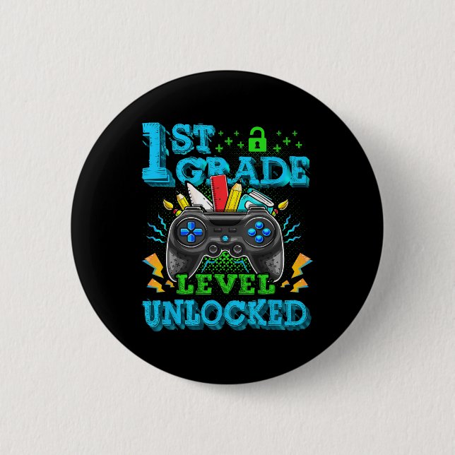 Badge Rond 5 Cm 1st Grade (Devant)