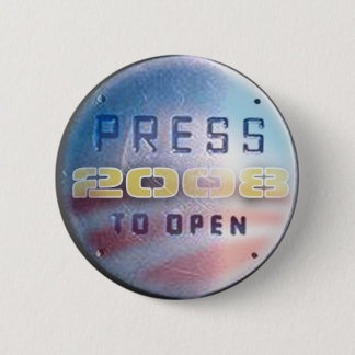 BADGE ROND 5 CM 2008OBAMAPRESS