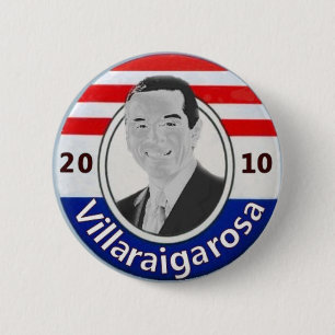 Badge Rond 5 Cm 2010 Villaraigosa Pin