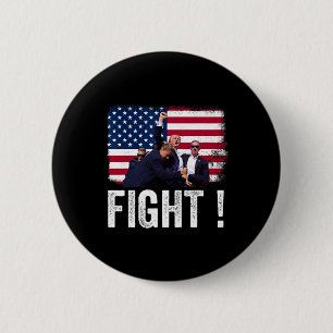 Badge Rond 5 Cm 2024 Lutte Pour Les Hommes Femmes Vote Trump 2024