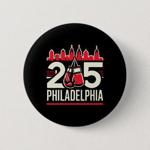 Badge Rond 5 Cm 215 Tradition de boxe de Philly