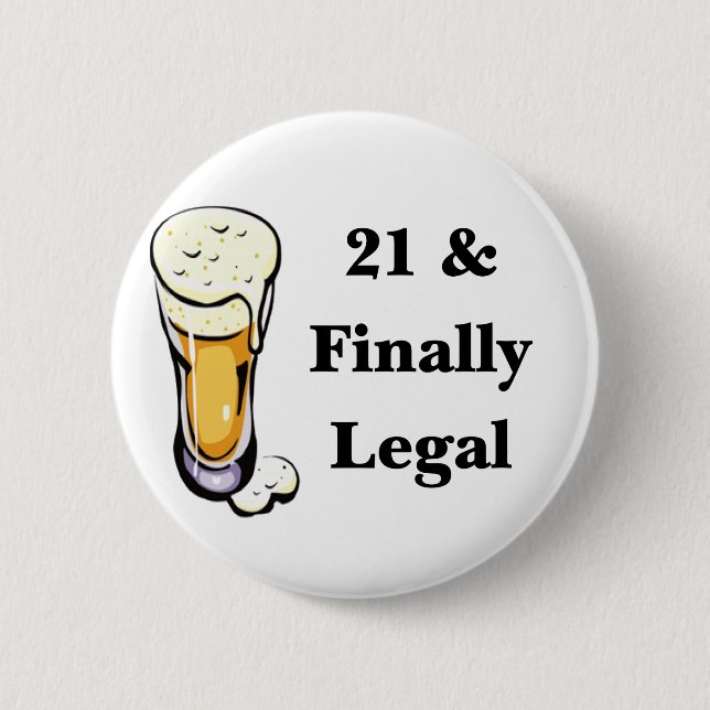 Badge Rond 5 Cm 21 et enfin juridique (Devant)